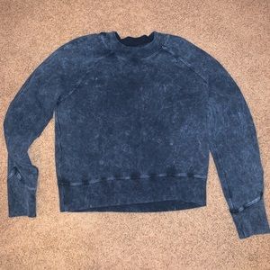 Lululemon pullover navy blue tye dye